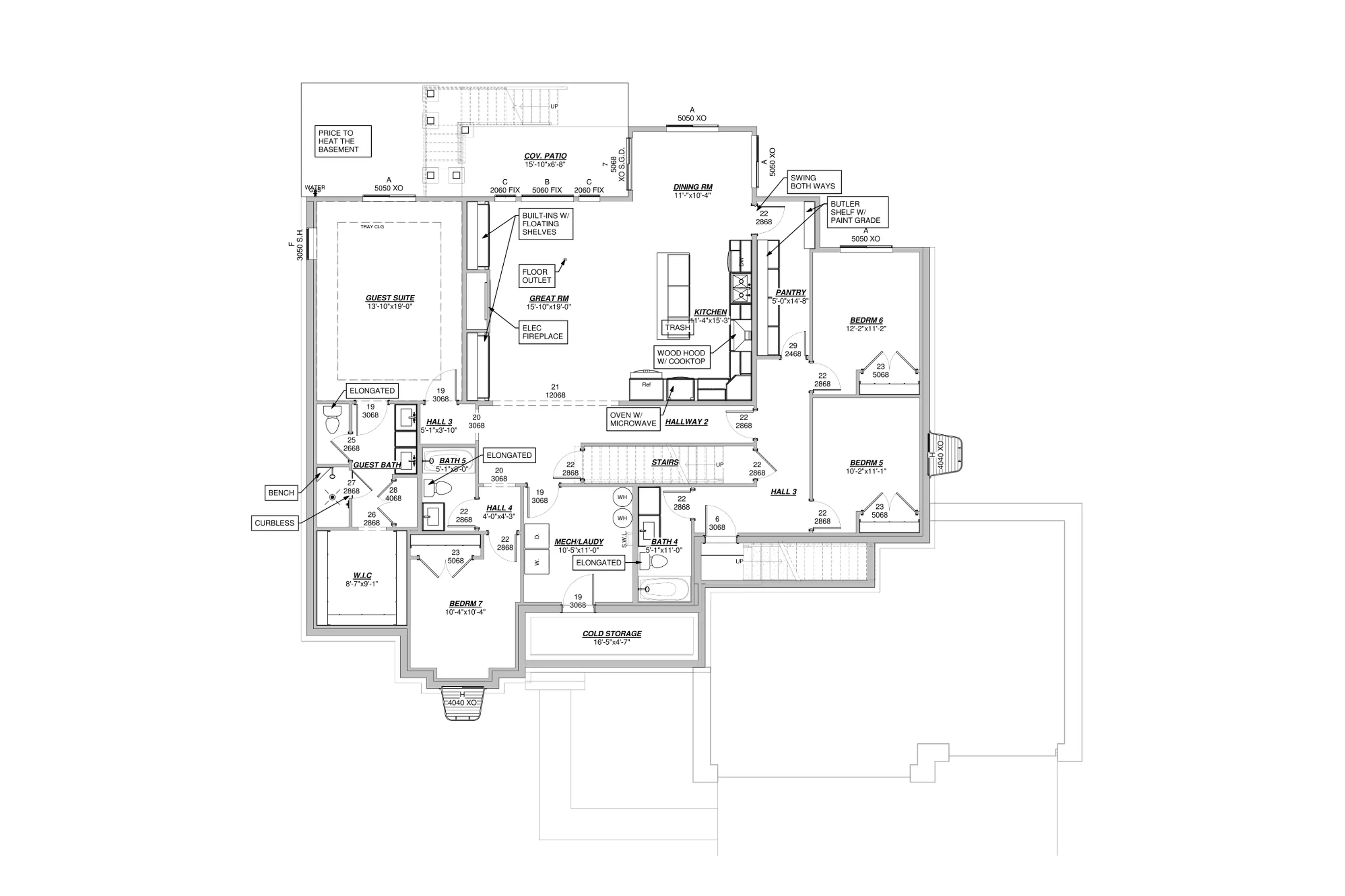 Aspen Basement Plan